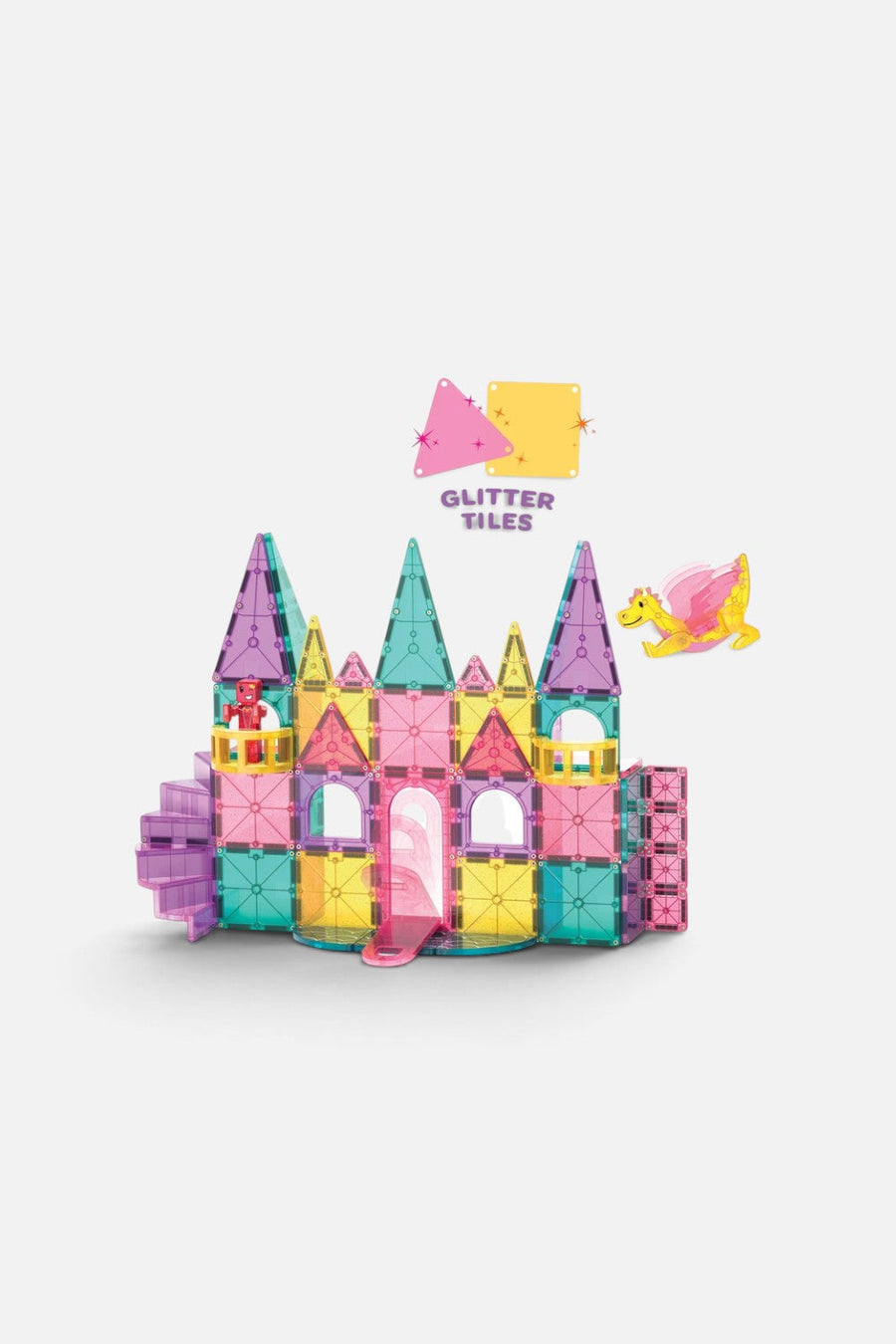 Magna-Tiles Castle DLX 48 Piece Set – detail