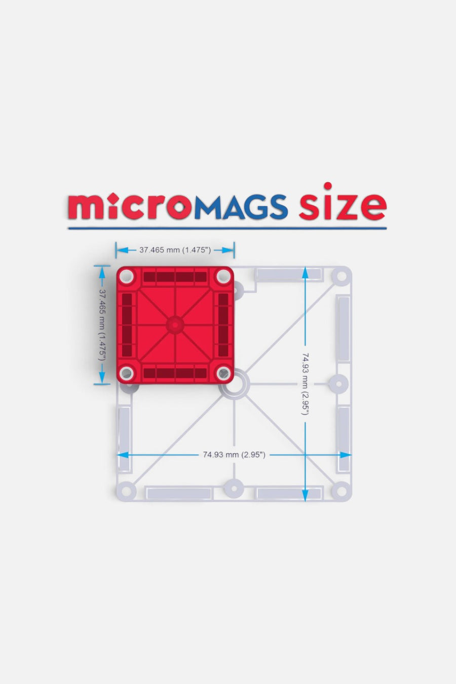 Magna-Tiles Micromags 26 Piece Travel Set – alternate
