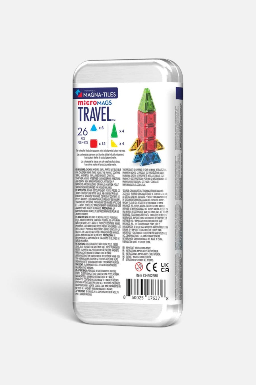 Magna-Tiles Micromags 26 Piece Travel Set – alternate