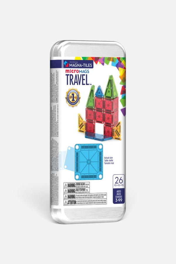 Magna-Tiles Micromags 26 Piece Travel Set