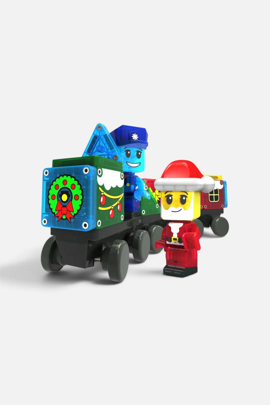 Magna-Tiles Micromags Advent Calendar 34 Piece Set – side view