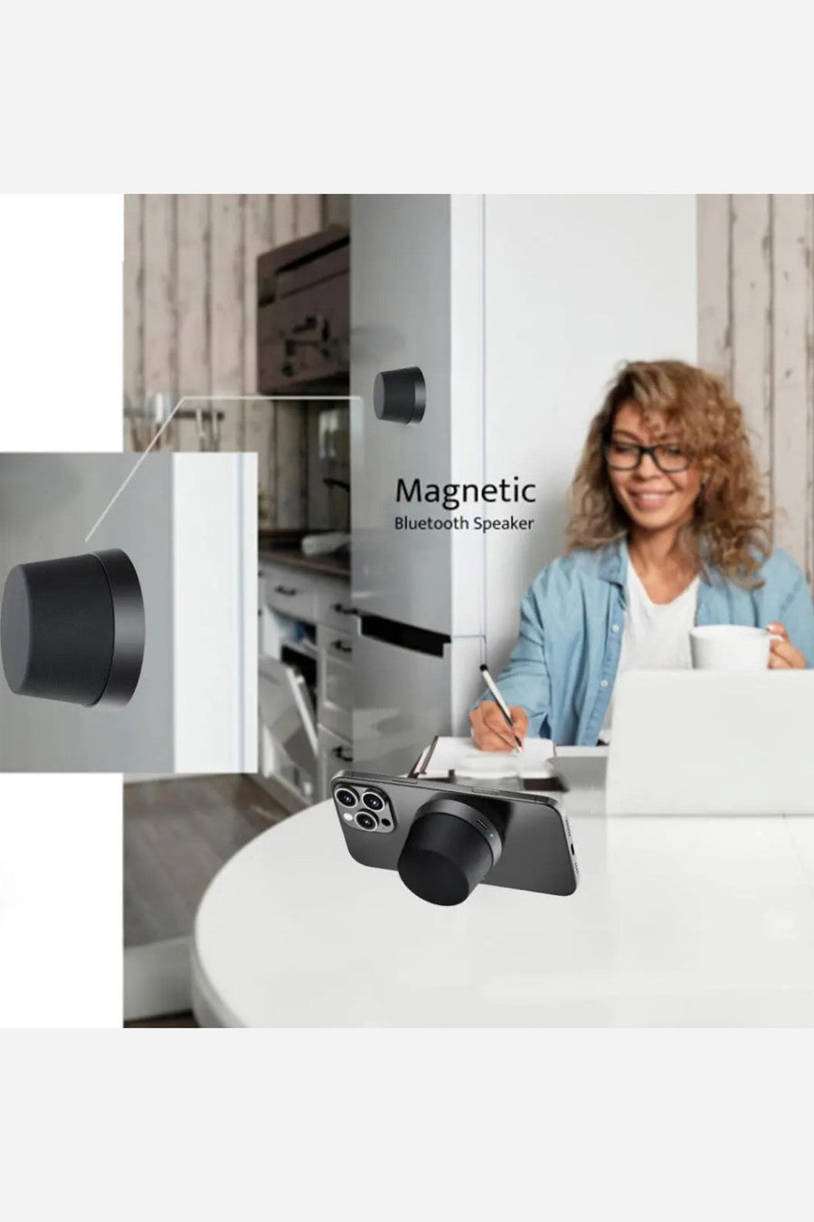 Magnetic Speaker & Phone Stand – alternate