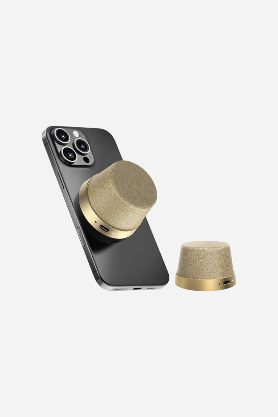 Magnetic Speaker & Phone Stand – side view