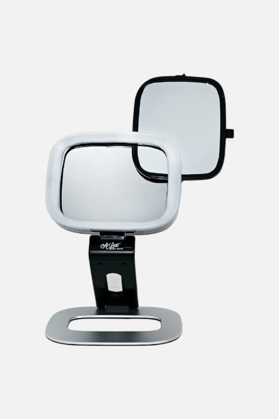 Makeup Mirror in White – back view