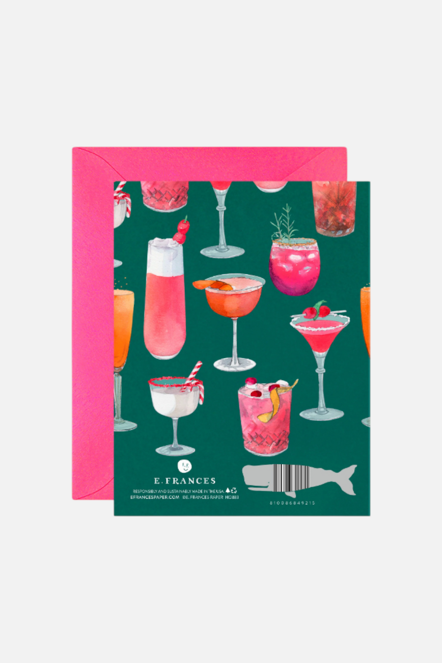 Making Spirits Bright Greeting Card – back view