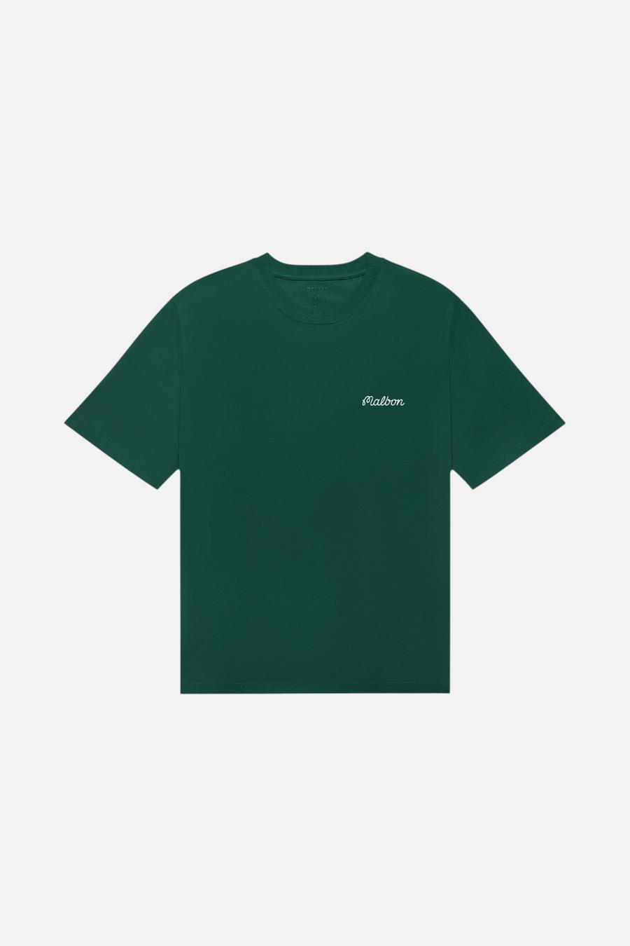 Malbon Golf Bermuda Baldwin Tee in Forest – detail