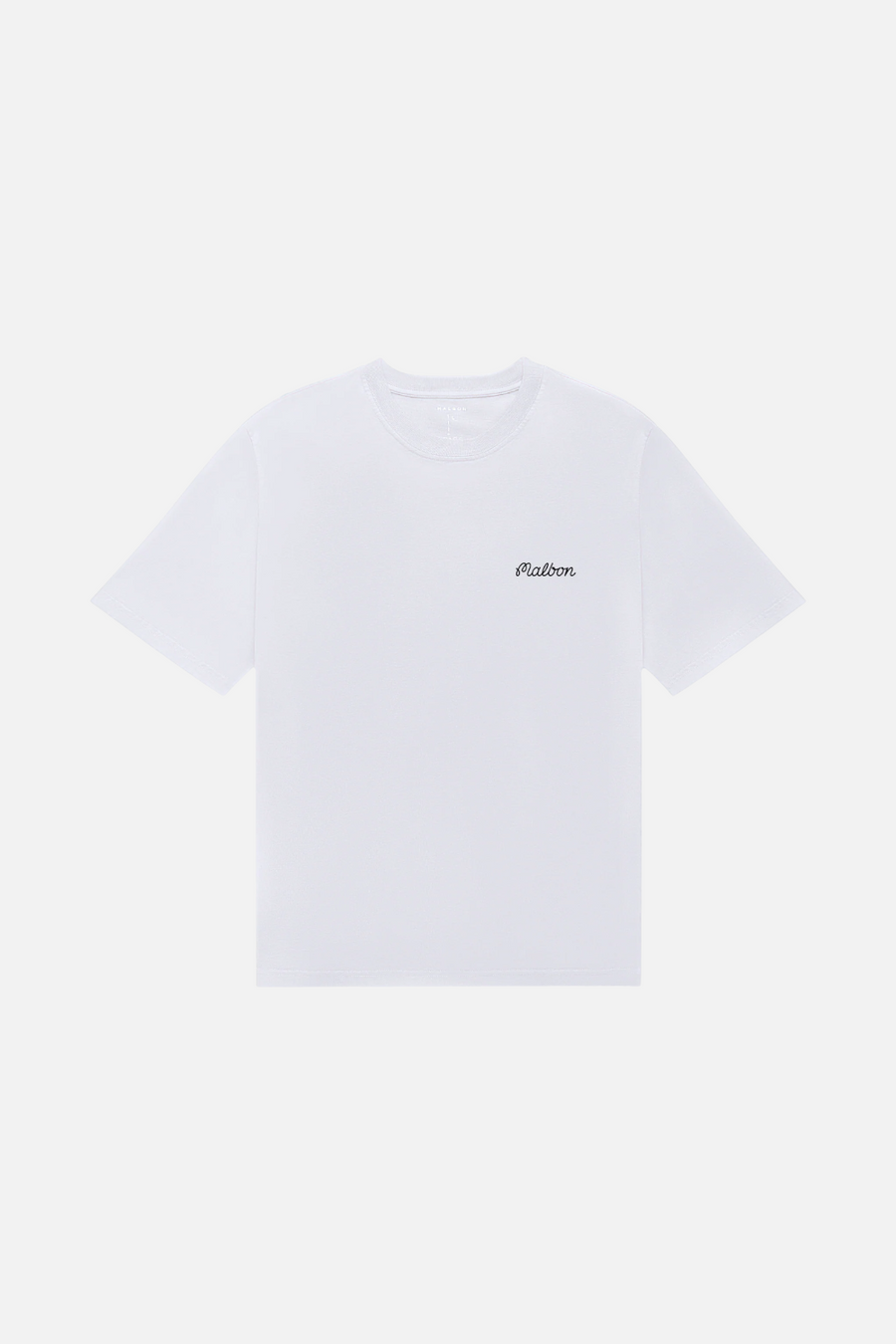 Malbon Golf Bermuda Baldwin Tee in White – detail