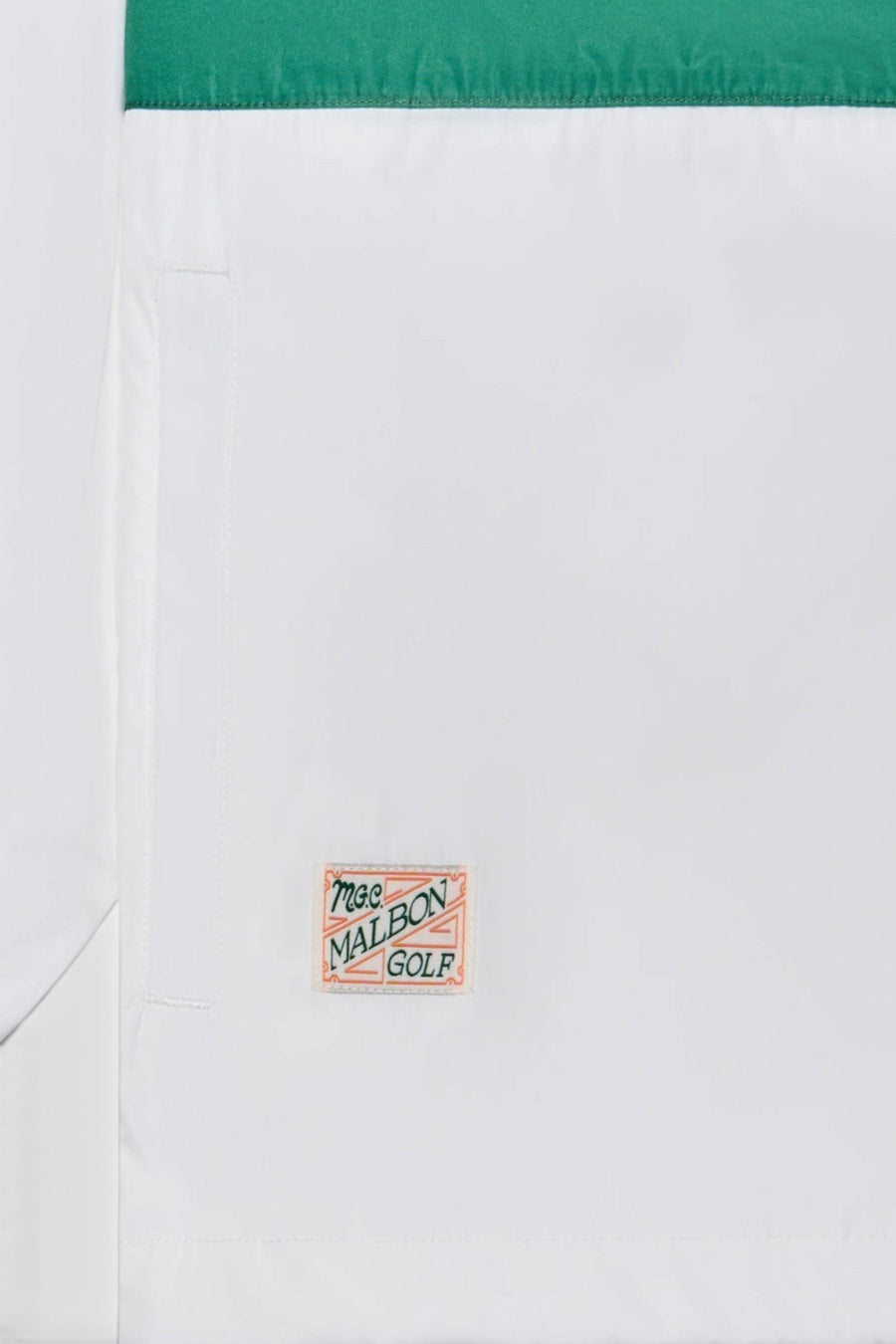 Malbon Golf Costanzo Windbreaker in White – detail
