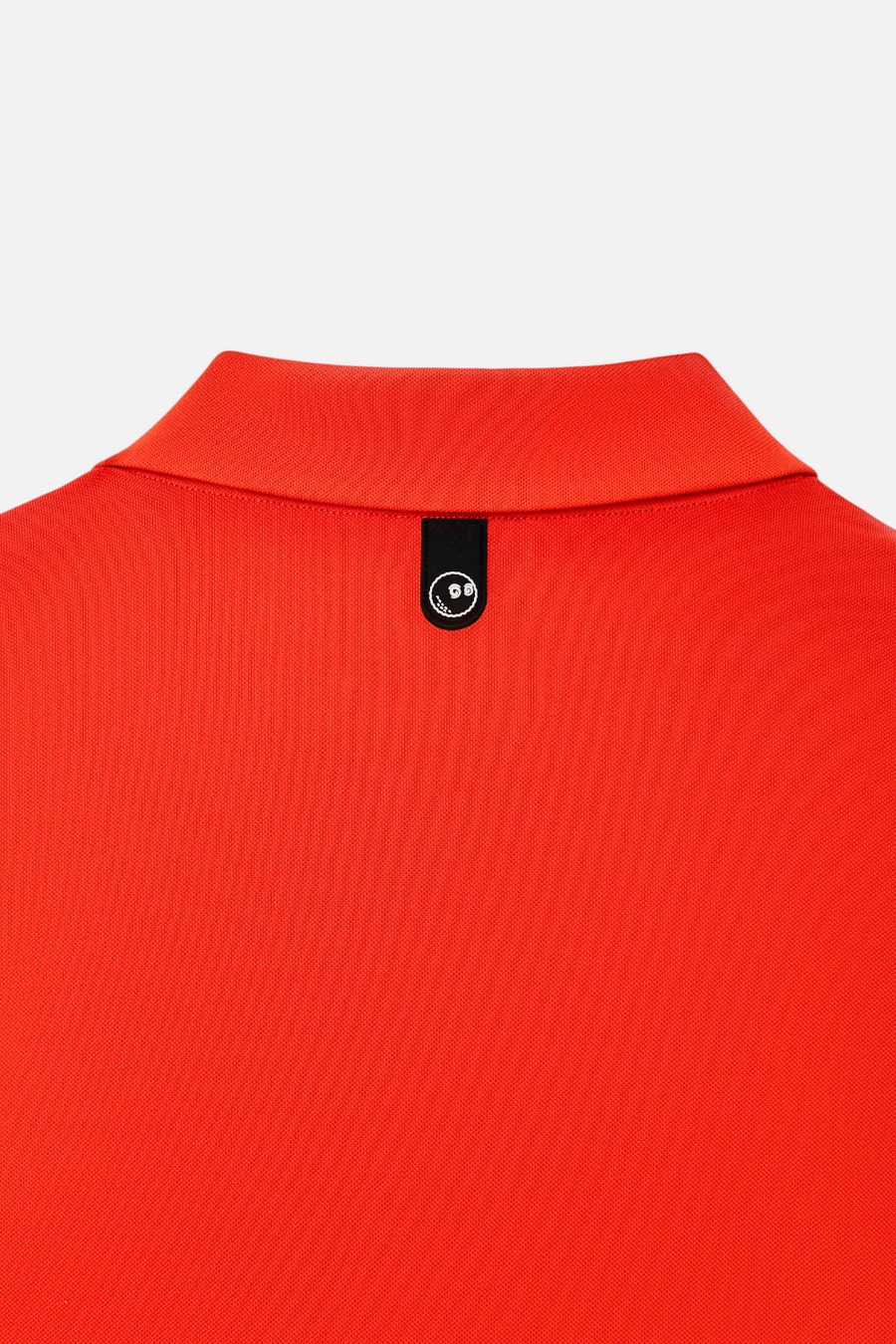 Malbon Golf Fairway Polo in Grenadine Red – flat lay