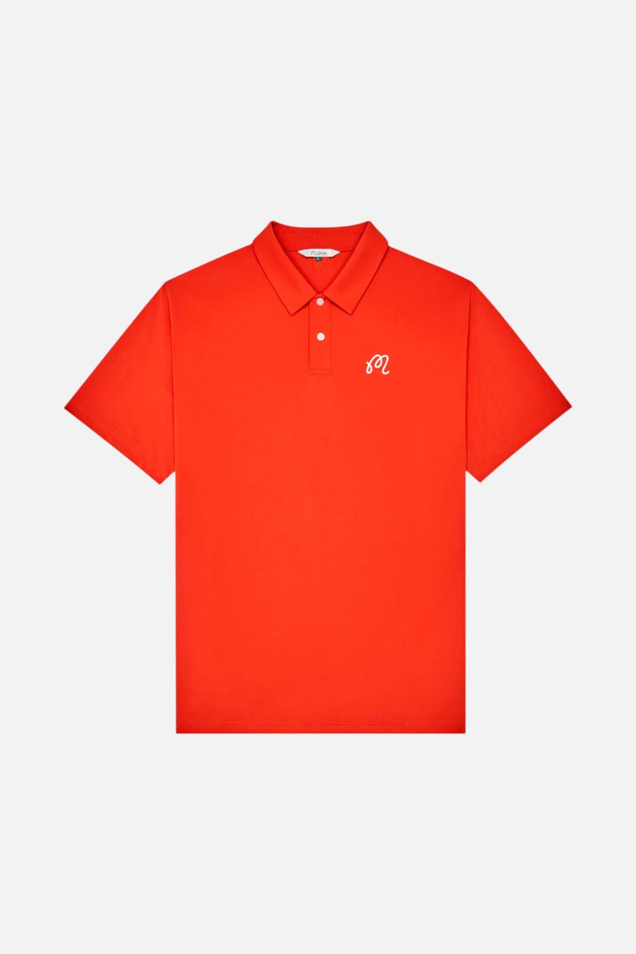 Malbon Golf Fairway Polo in Grenadine Red – front view