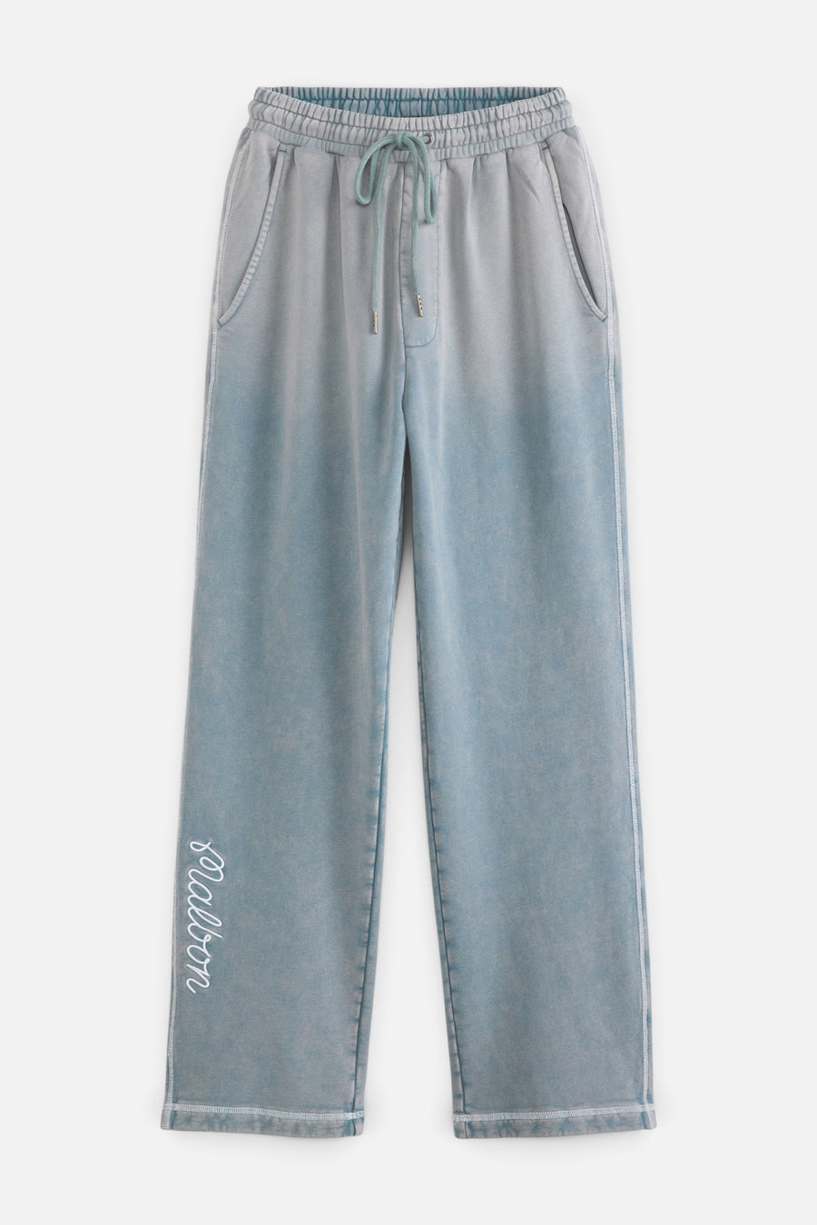 Malbon Golf Fragment Sweatpant in Slate – flat lay