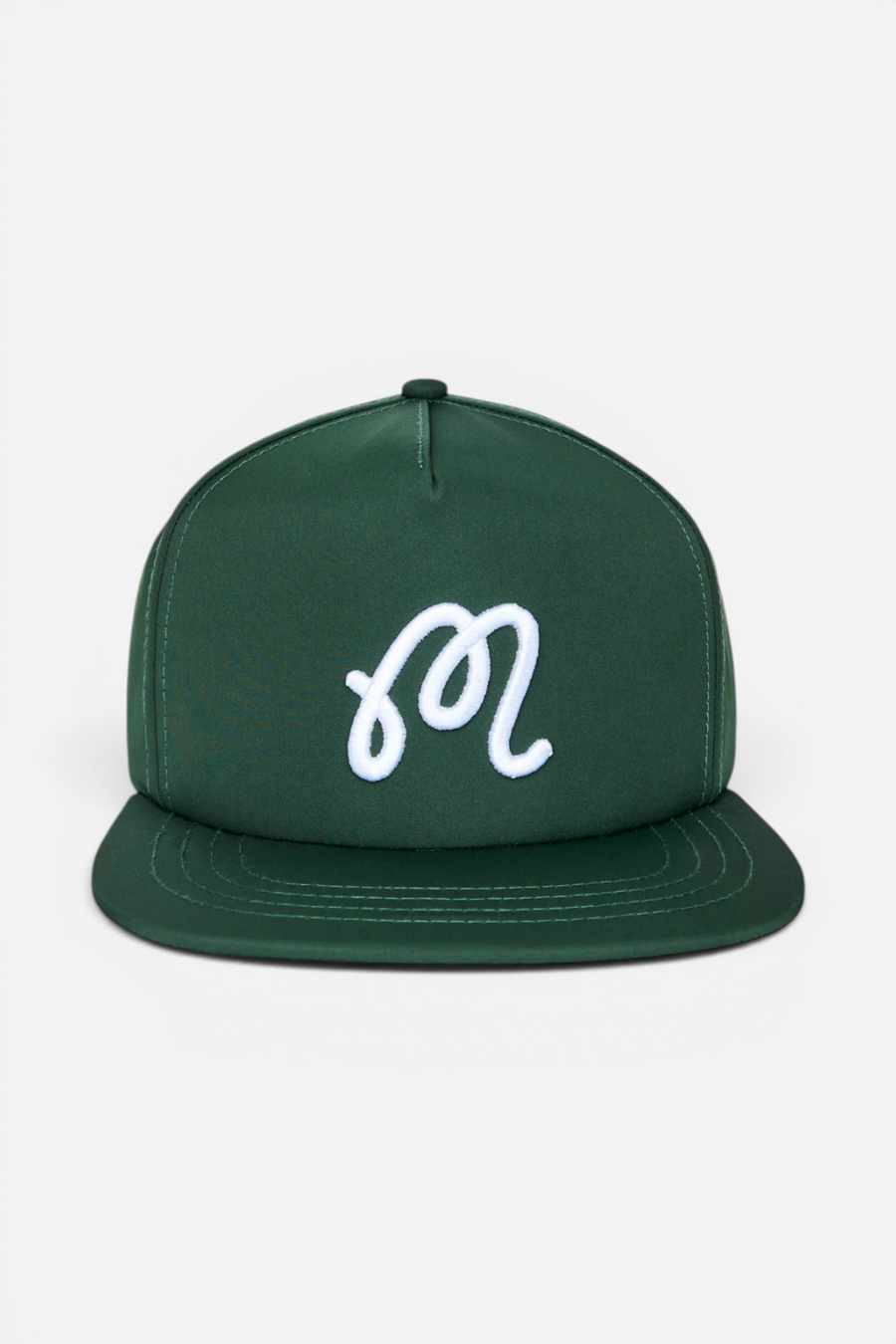 Malbon Golf M Snapback Cap in Forest – back view