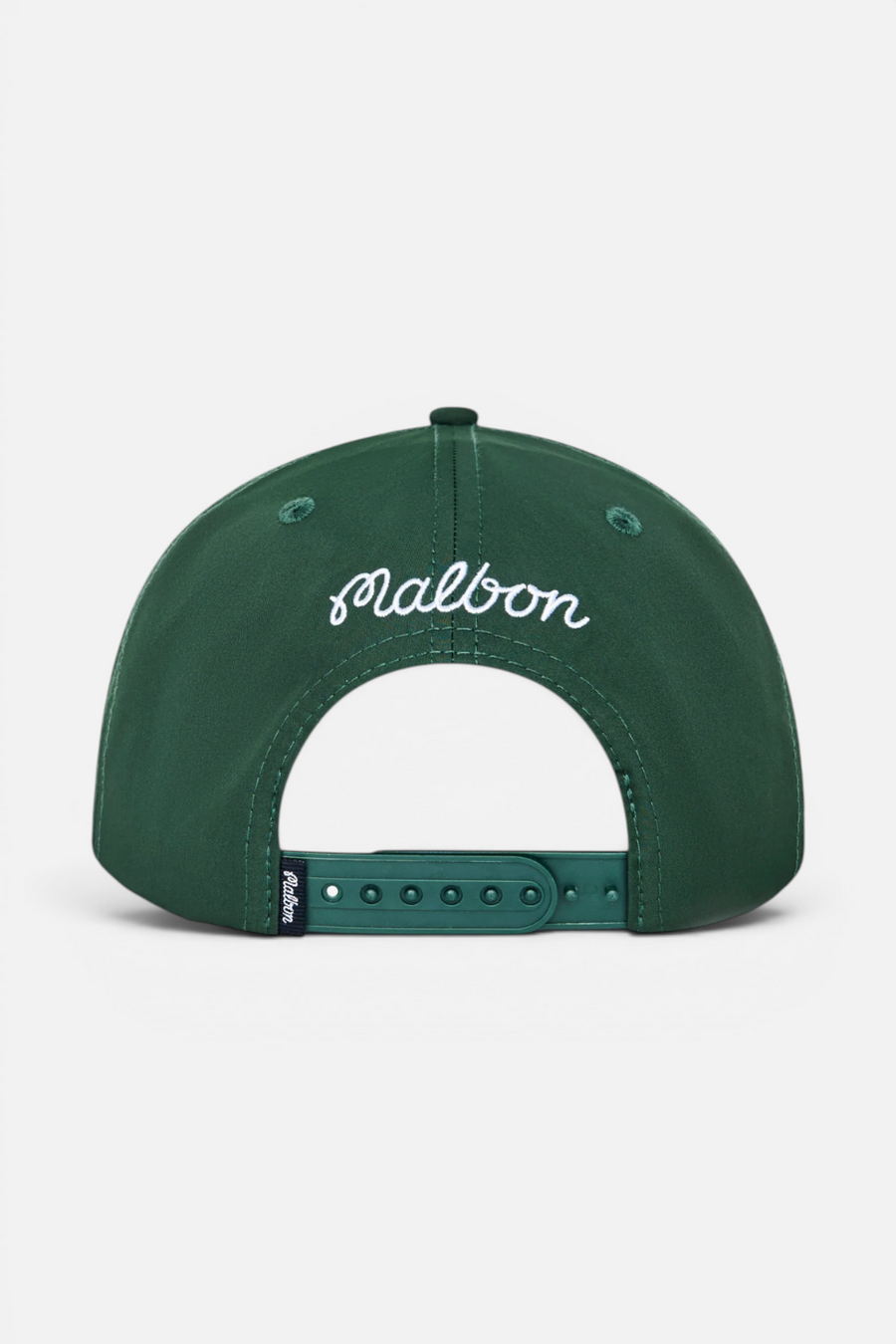 Malbon Golf M Snapback Cap in Forest – side view