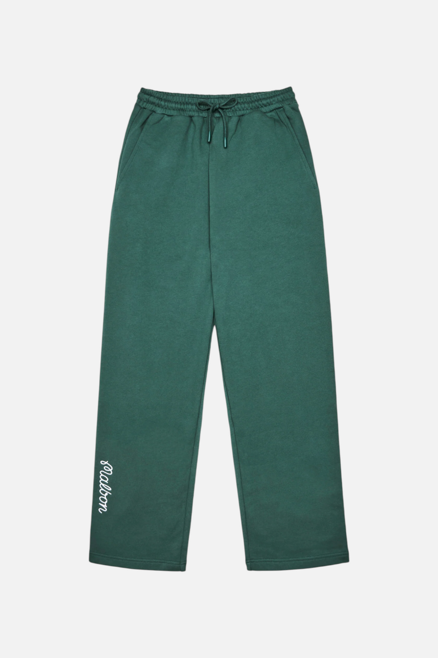 Malbon Golf Men's Bon Script Sweatpant in Green – back view