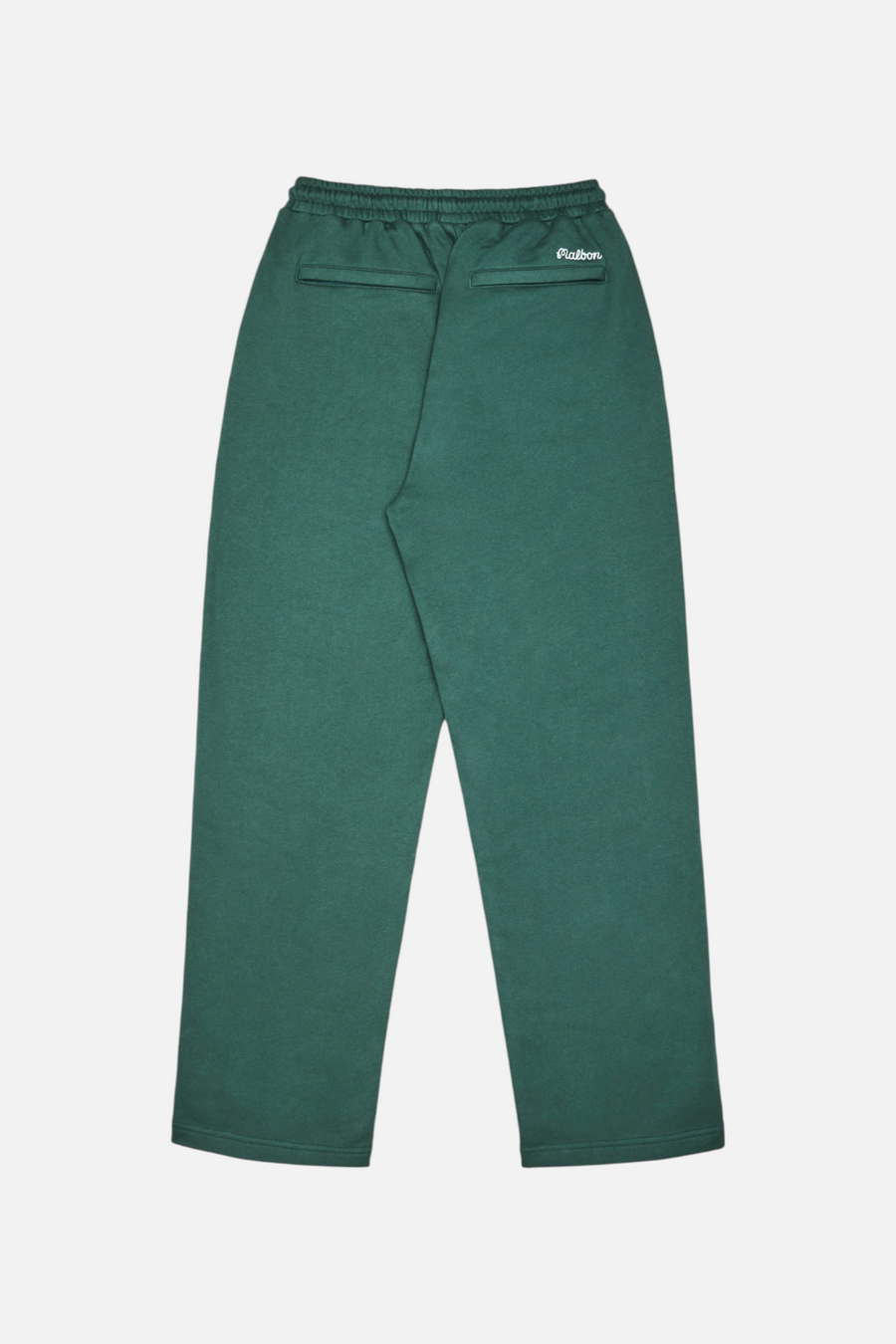 Malbon Golf Men's Bon Script Sweatpant in Green – side view