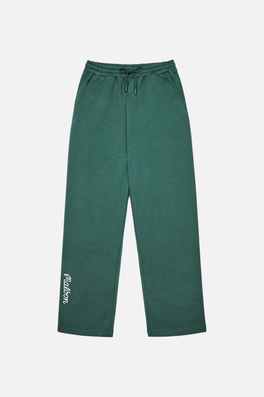 Malbon Golf Men's Bon Script Sweatpant in Green – front view