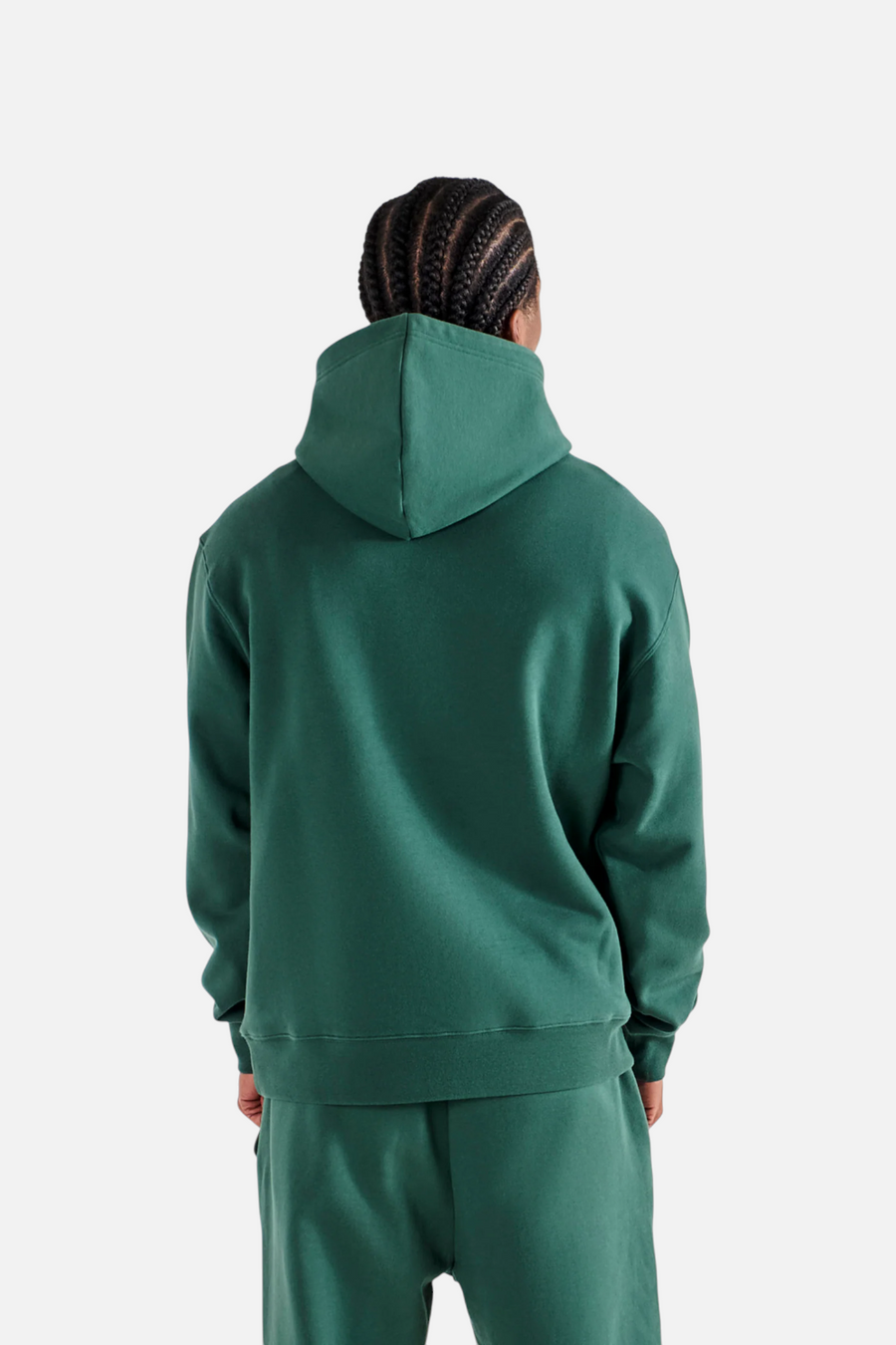 Malbon Golf Men's Fesque Preston Hoodie in Hunter Green – side view