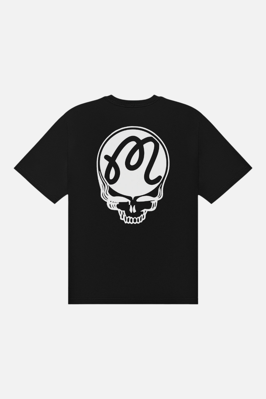 Malbon Golf Men's Grateful Dead Bermuda Tee in Black – detail