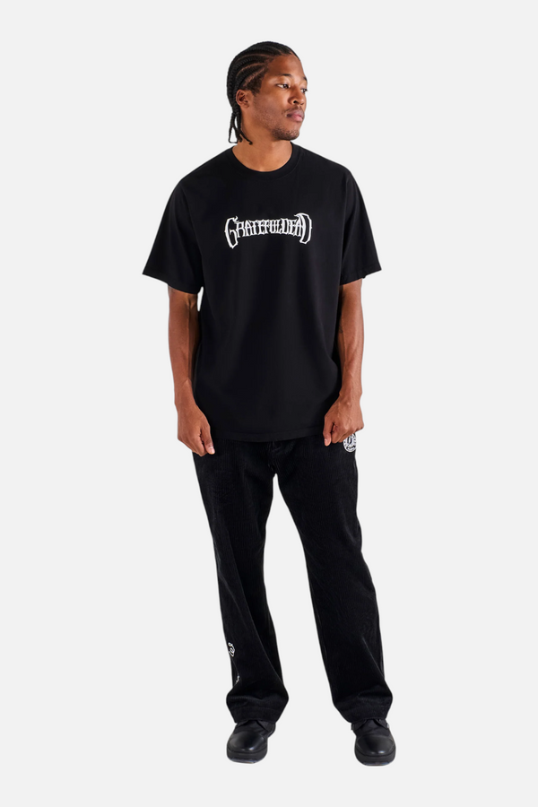 Malbon Golf Men's Grateful Dead Bermuda Tee in Black