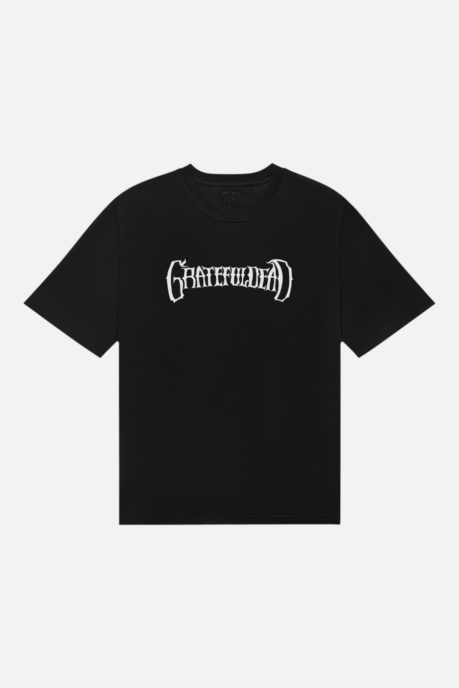 Malbon Golf Men's Grateful Dead Bermuda Tee in Black – side view