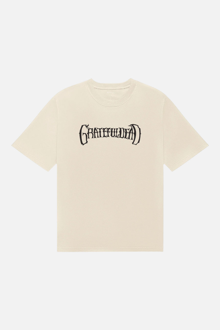 Malbon Golf Men's Grateful Dead Bermuda Tee in Rainy Day – side view