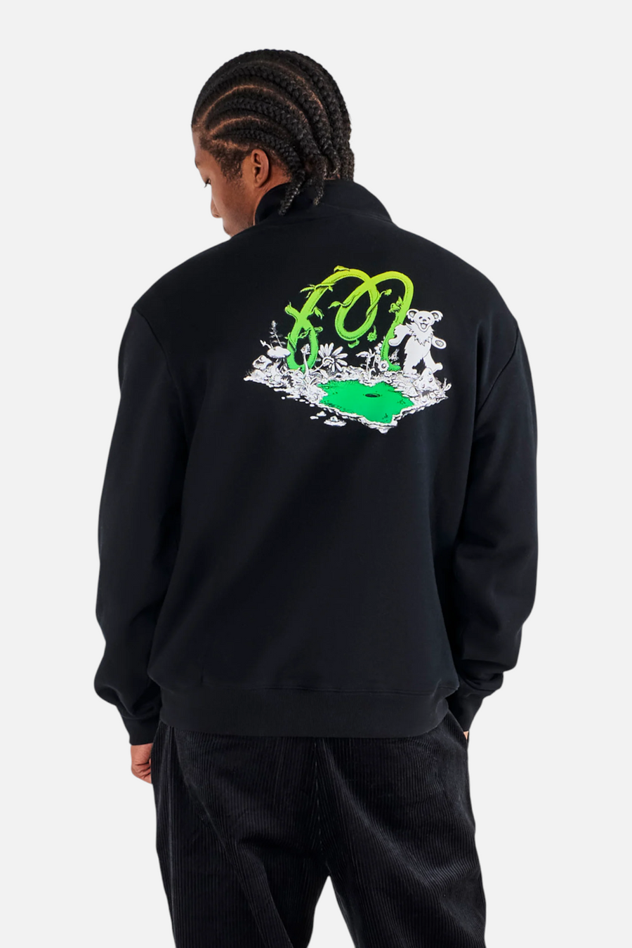 Malbon Golf Men's Grateful Dead Collegiate Sweatshirt – back view