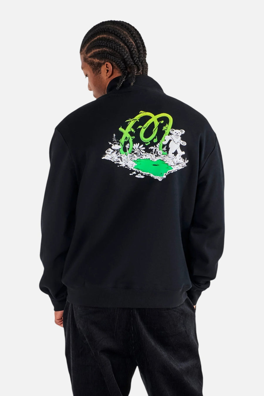 Malbon Golf Men's Grateful Dead Collegiate Sweatshirt – back view