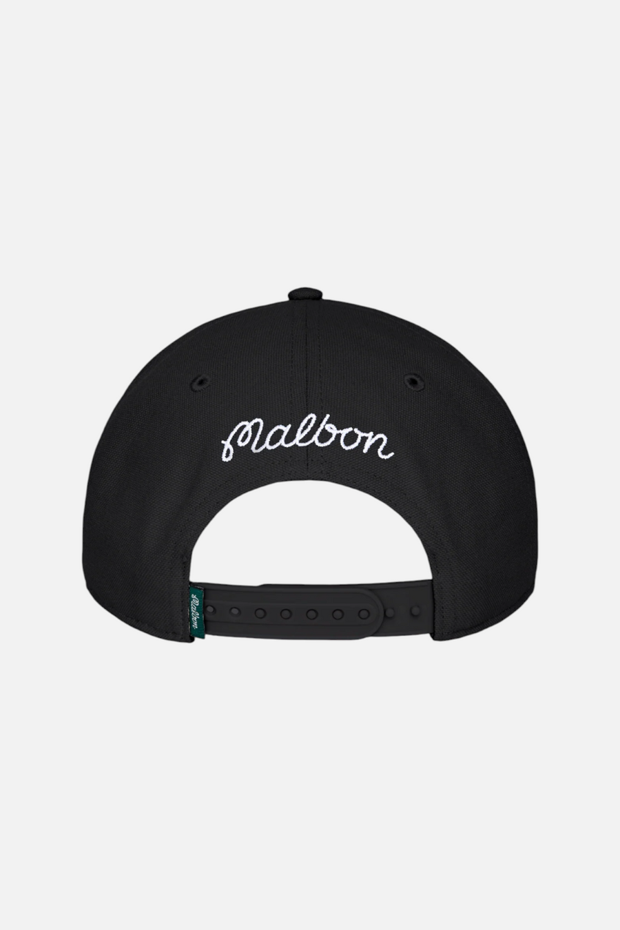 Malbon Golf Men's Grateful Dead Stealie Snapback in Black – side view