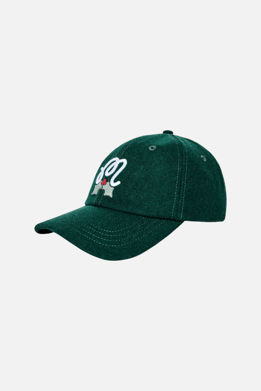 Malbon Golf Men's Mistleflow Dad Hat in Hunter Green – back view