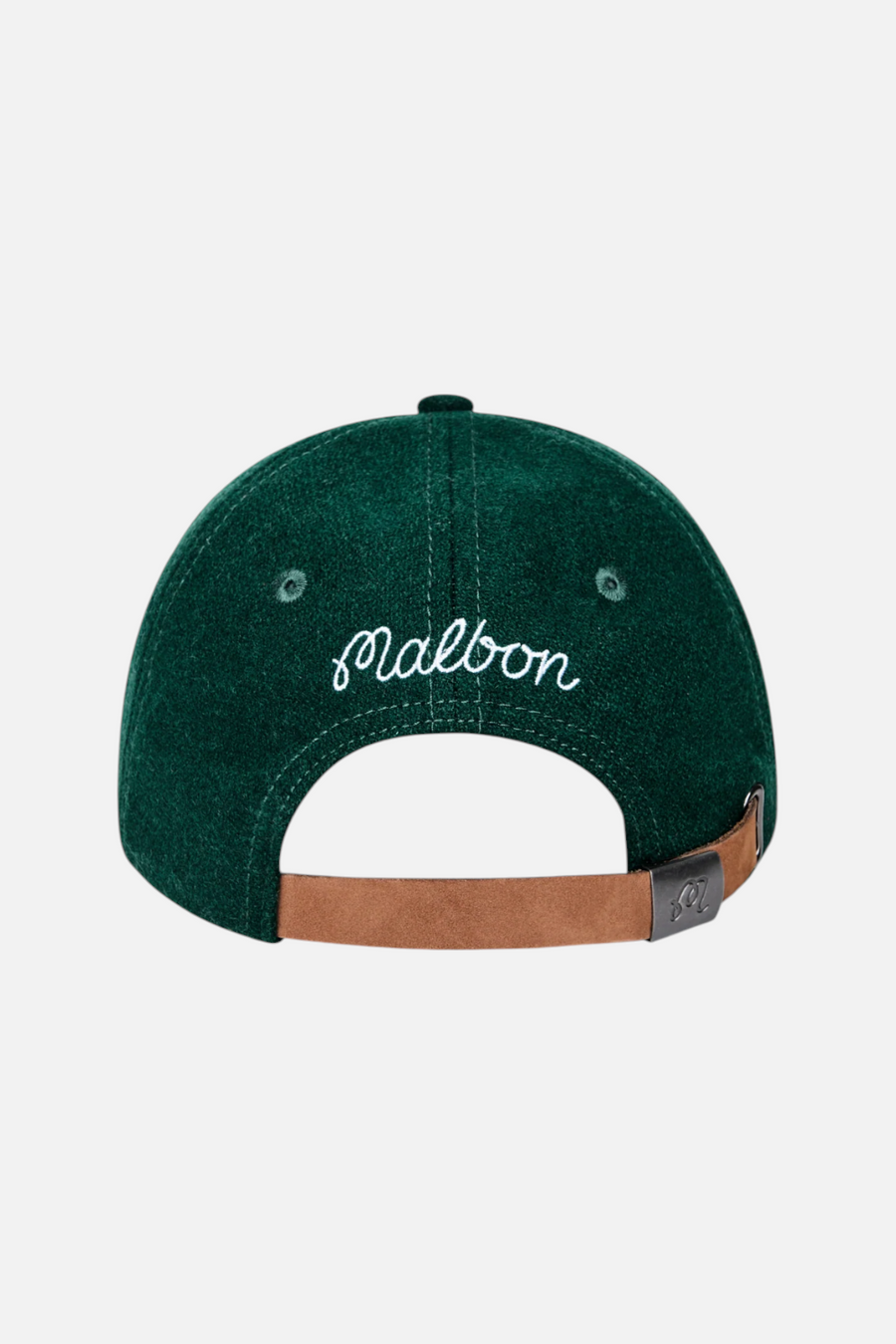 Malbon Golf Men's Mistleflow Dad Hat in Hunter Green – side view