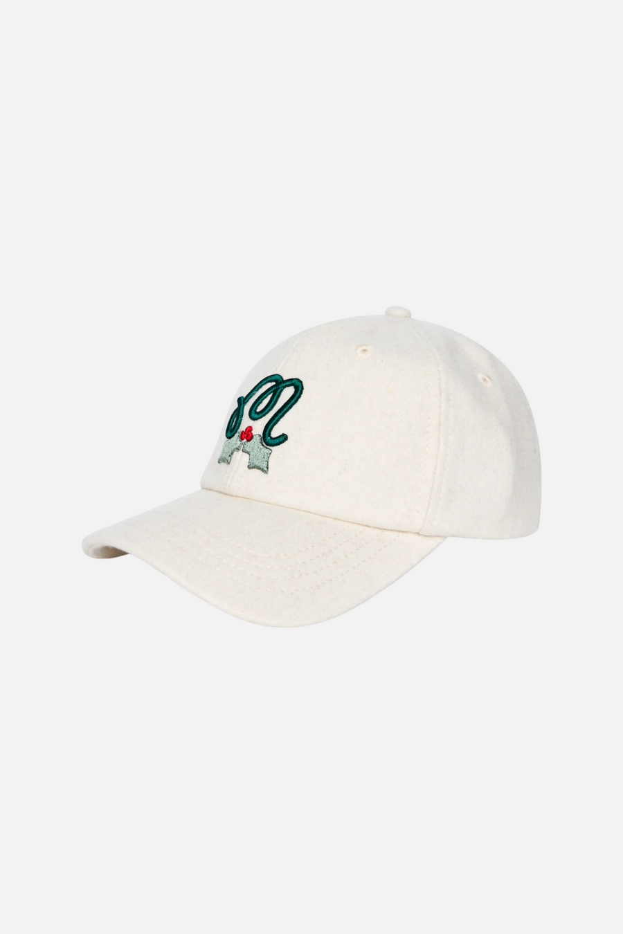 Malbon Golf Men's Mistleflow Dad Hat in Ivory – back view