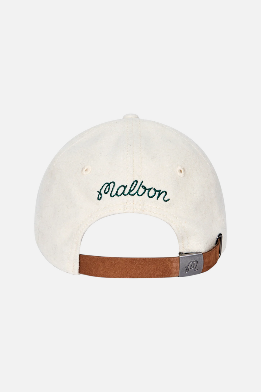 Malbon Golf Men's Mistleflow Dad Hat in Ivory – side view