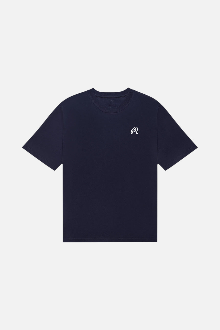 Malbon Golf Men's Torrey Pines Bermuda Eagle Tee in Bariton Blue – front view