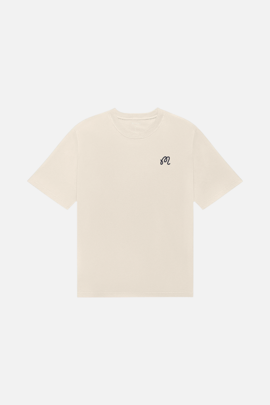 Malbon Golf Men's Torrey Pines Bermuda Eagle Tee Egret – detail