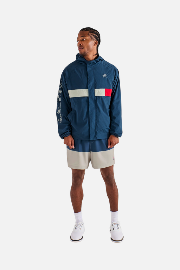 Malbon Golf Men's Yacht Club Jacket in Navy