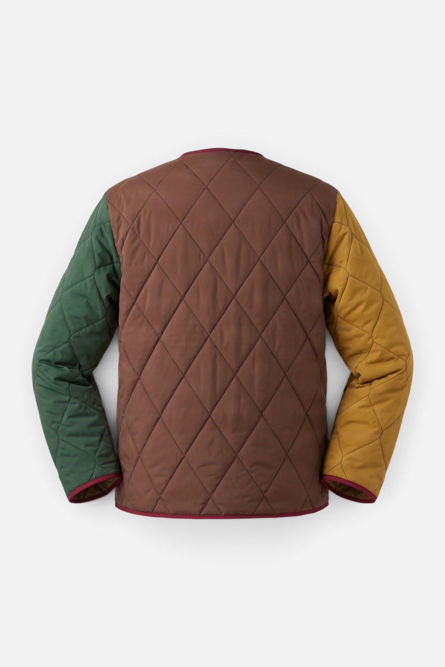 Malbon Golf Segment Reversible Liner Jacket in Multi – back view