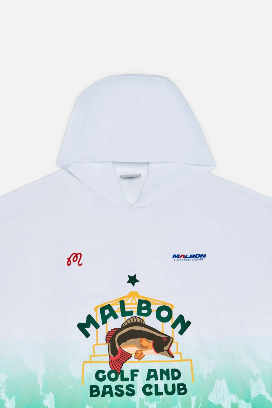 Malbon Golf Sponsors Pullover Jacket in Divot Camo Jungle Gradient – alternate