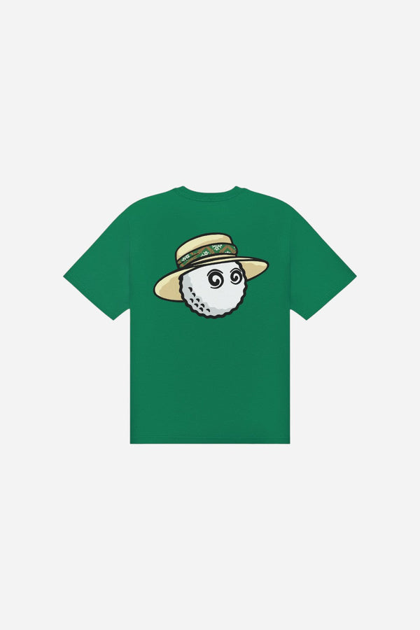 Malbon Golf Vacation Club Tee in Kelly Green