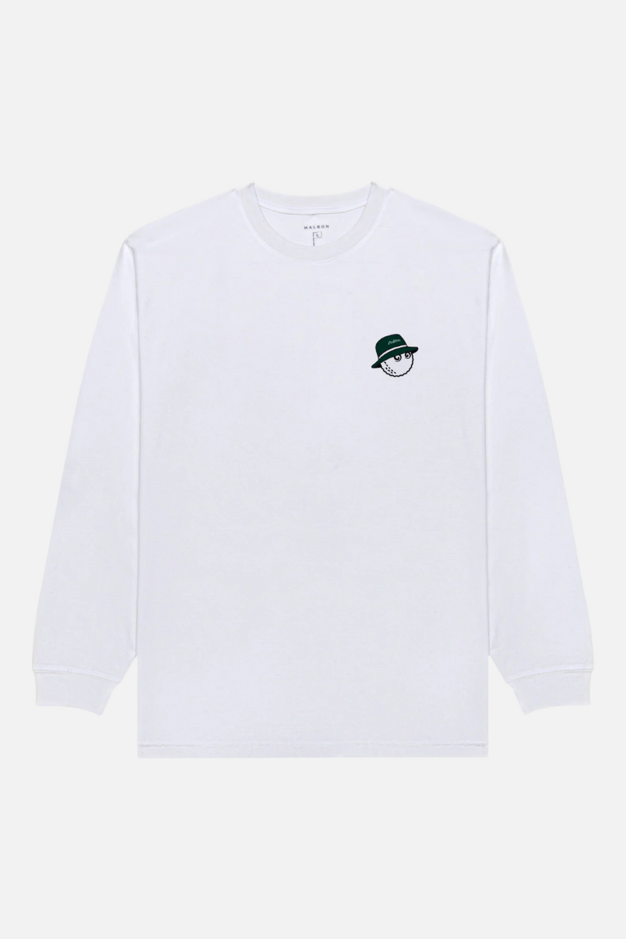 Malbon Gorse Cooper Tee in White – side view