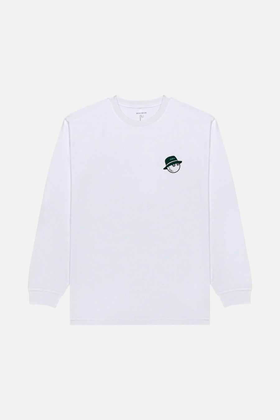 Malbon Gorse Cooper Tee in White – side view
