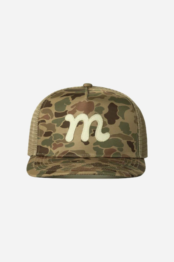 Manana Hat Co. Mesh Back "M" Trucker - Camo
