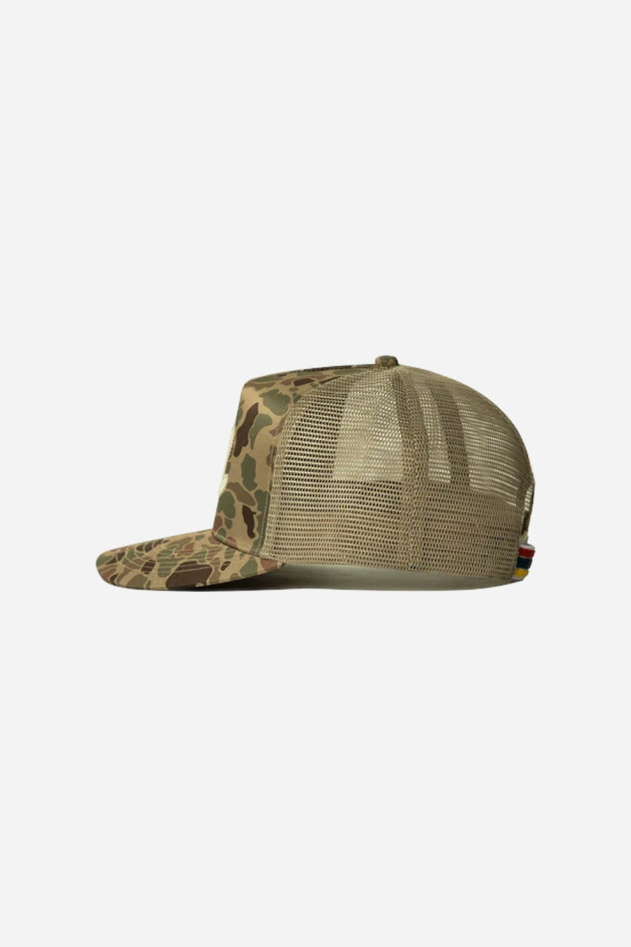 Manana Hat Co. Mesh Back "M" Trucker - Camo – side view