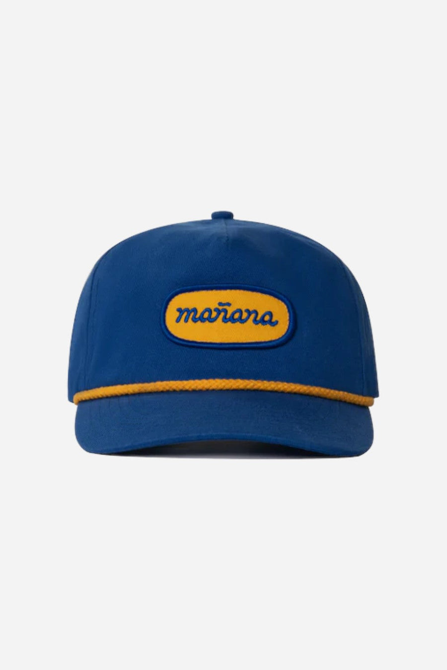 Manana Hat Co. Mono Blue Twill 5 Panel – front view