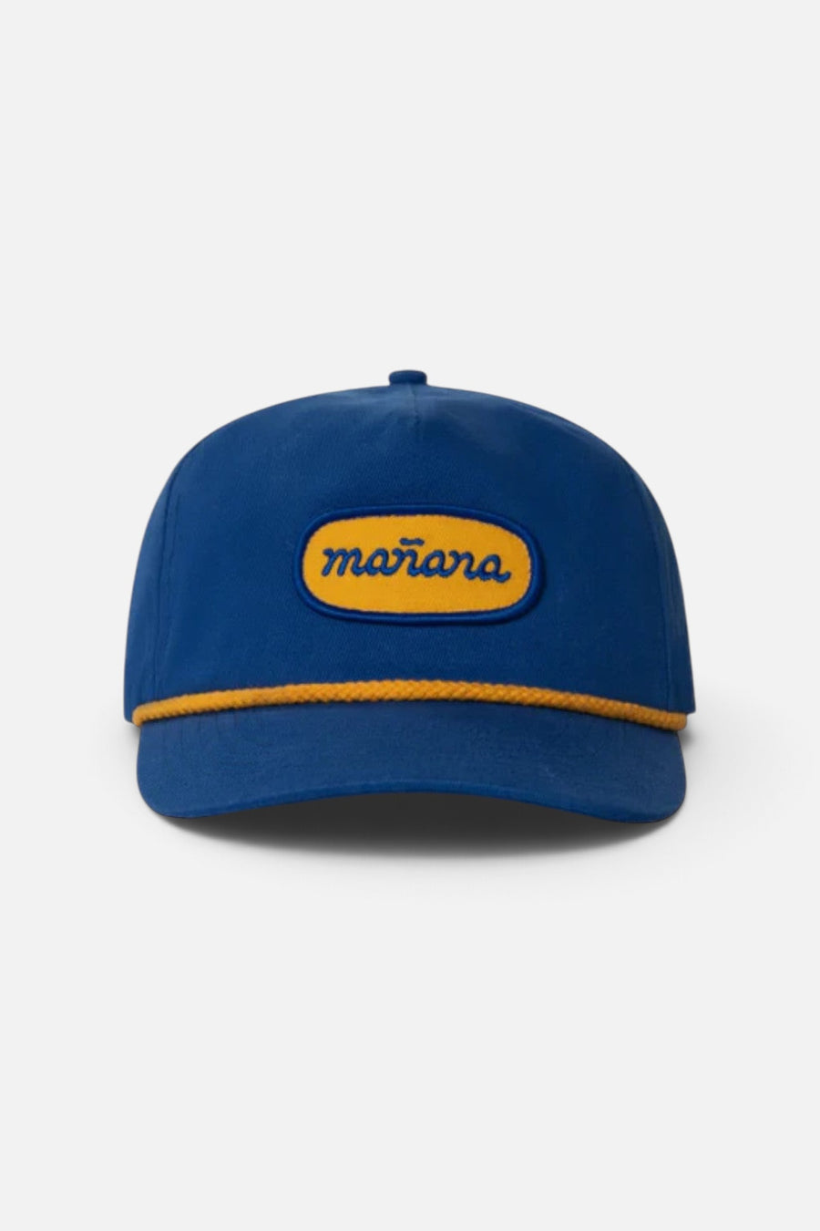 Manana Hat Co. Mono Blue Twill 5 Panel – front view