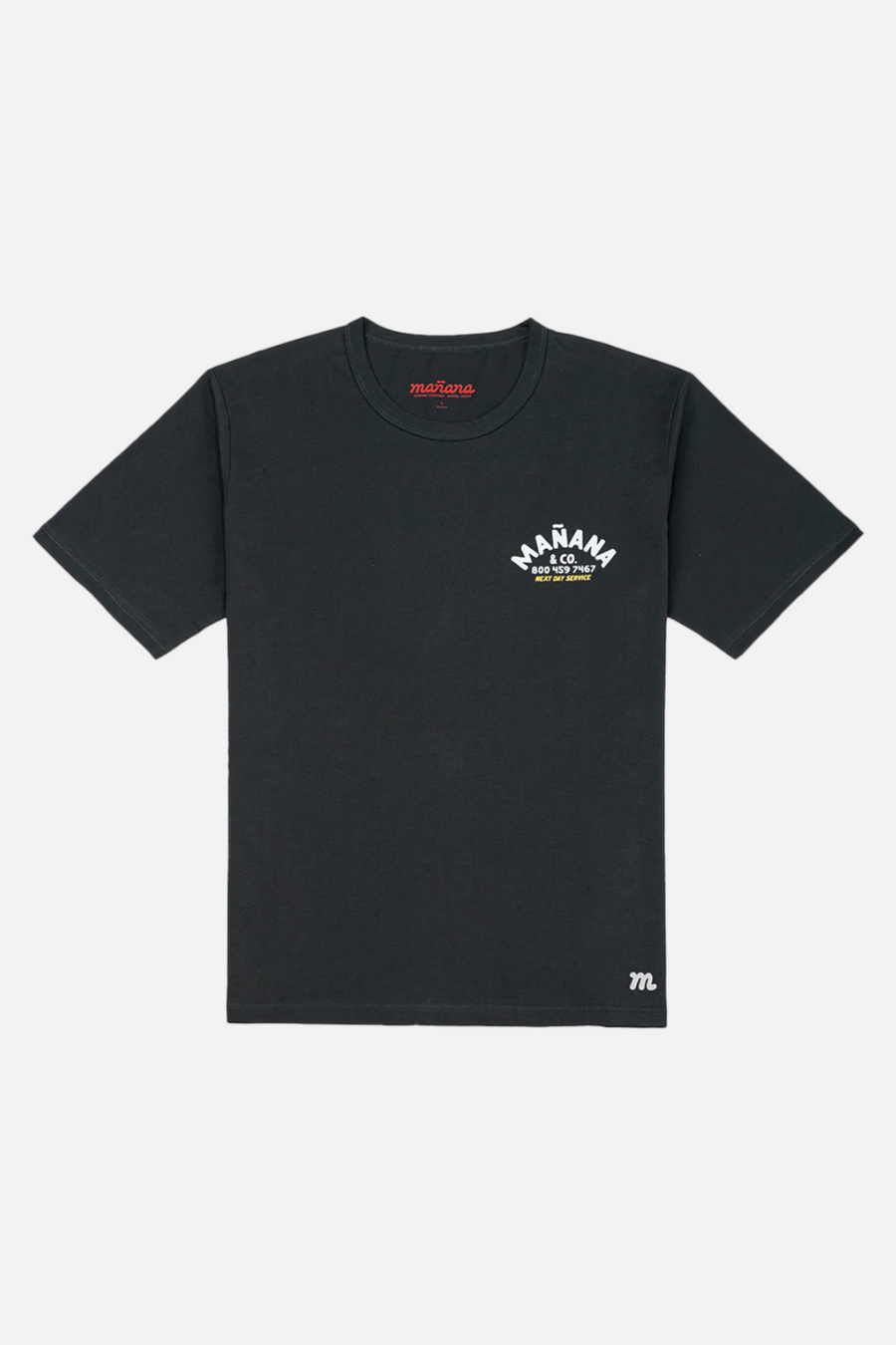Manana Men's Shop Tee in Black – back view