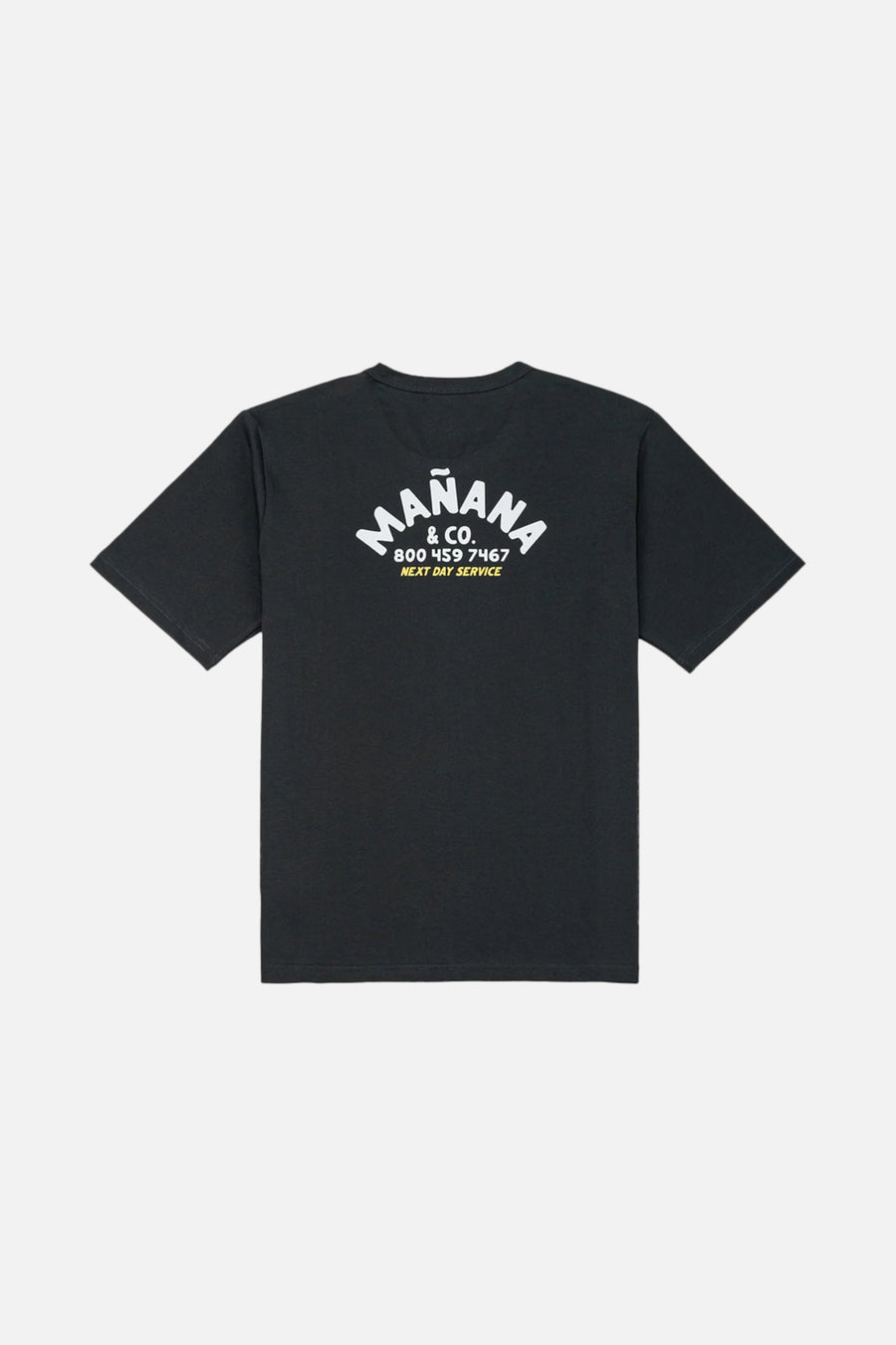 Manana Men's Shop Tee in Black – back view