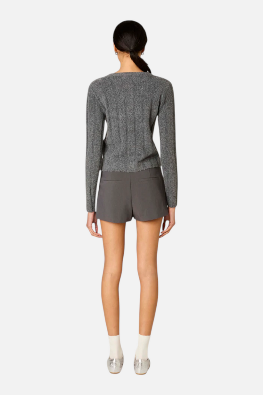 NIA Women's Manzanita Cardigan in Charcoal