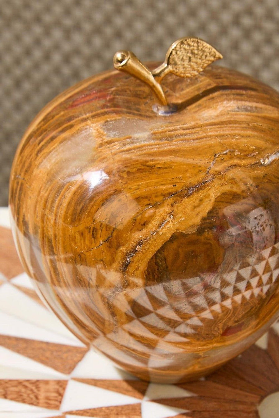 Marble Apple Paperweight – alternate