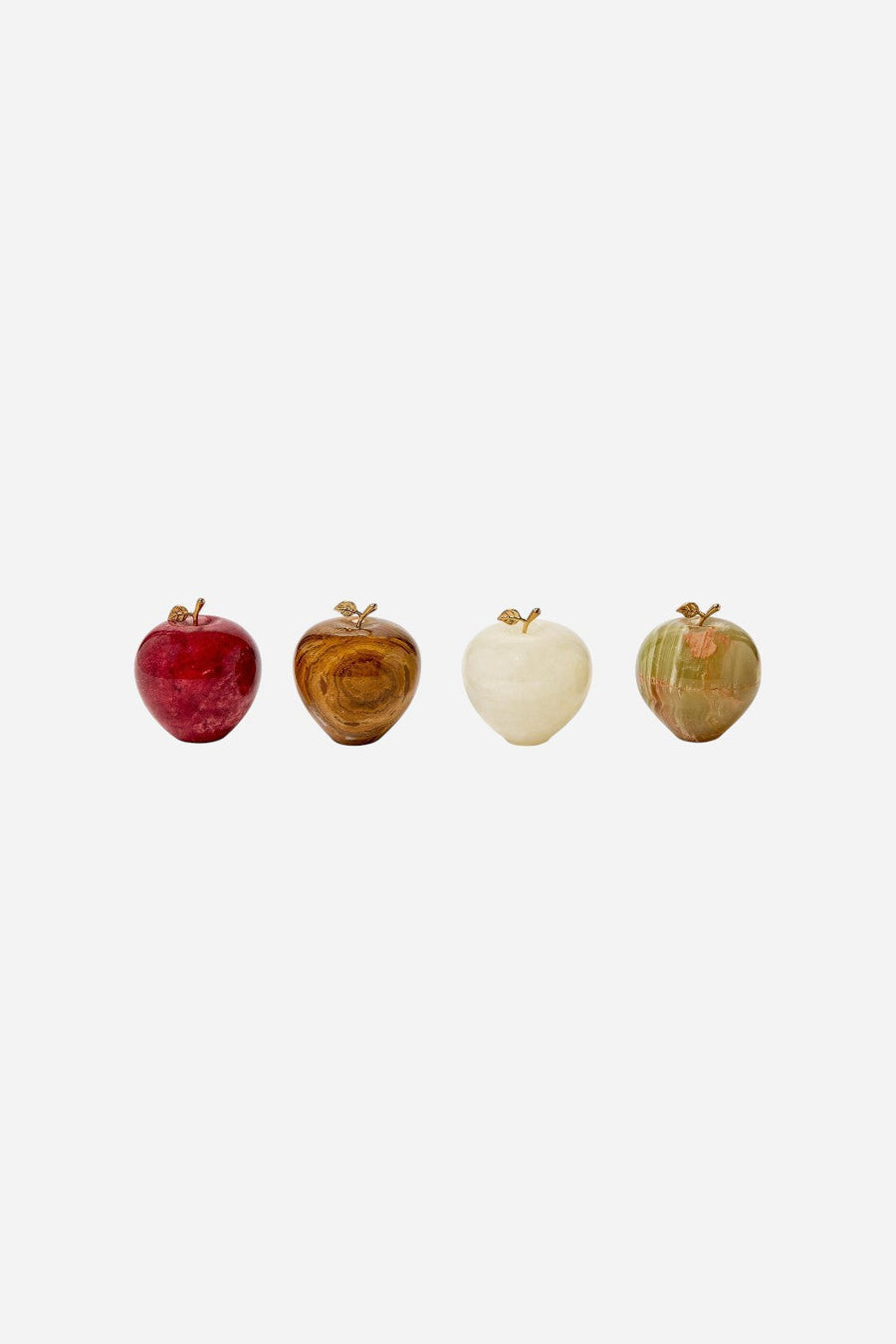 Marble Apple Paperweight – back view