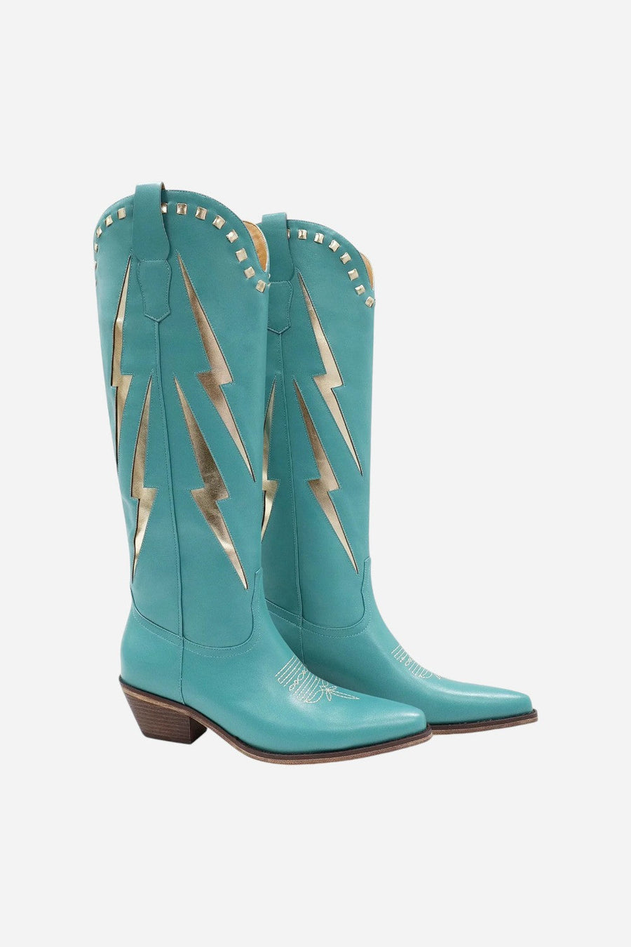 Marfa Boots Lainey Turquoise – back view